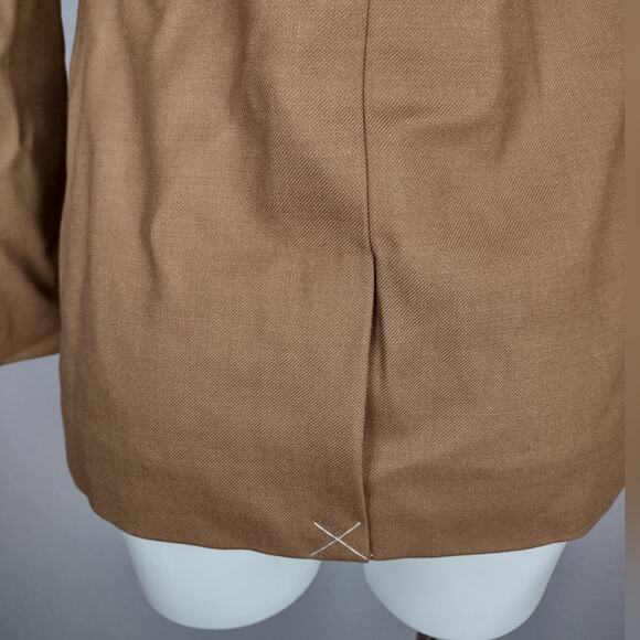 J.Crew $248 Helena blazer in wool-blend flannel Camel Size 4 - Picture 15 of 16